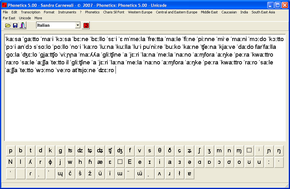 Phonetics 5.00