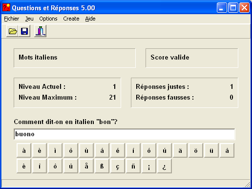Questions et Réponses: Italien