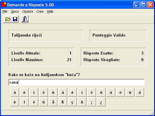 Domande e Risposte: Italijanski